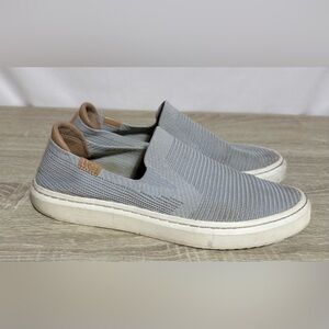 UGG Alameda Sammy Slip On Light Gray Upper Fabric Women’s Sneaker Shoes Sz 9